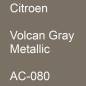 Preview: Citroen, Volcan Gray Metallic, AC-080.